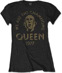T-shirt Queen We Are The Champions Black L Feminino T-shirt