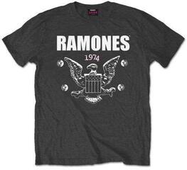 Skjorta Ramones Skjorta 1974 Eagle Unisex Charcoal Grey L