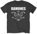 Ramones Majica 1974 Eagle Unisex Charcoal Grey L