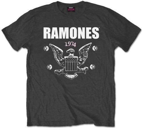 T-Shirt Ramones T-Shirt 1974 Eagle Charcoal Grey M