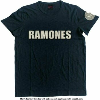 T-Shirt Ramones T-Shirt Logo & Presidential Seal Navy Blue L - 1