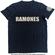 Ramones T-shirt Logo & Presidential Seal Navy Blue M