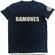 Ramones Skjorte Logo & Presidential Seal Navy Blue S