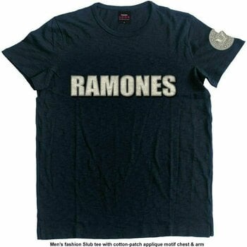 T-Shirt Ramones T-Shirt Logo & Presidential Seal Navy Blue S - 1