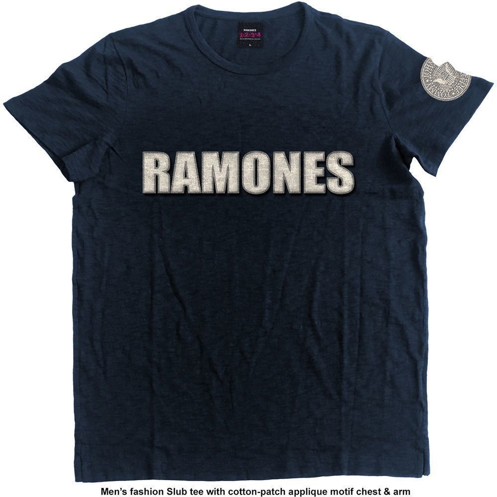 T-Shirt Ramones T-Shirt Logo & Presidential Seal Navy Blue XL