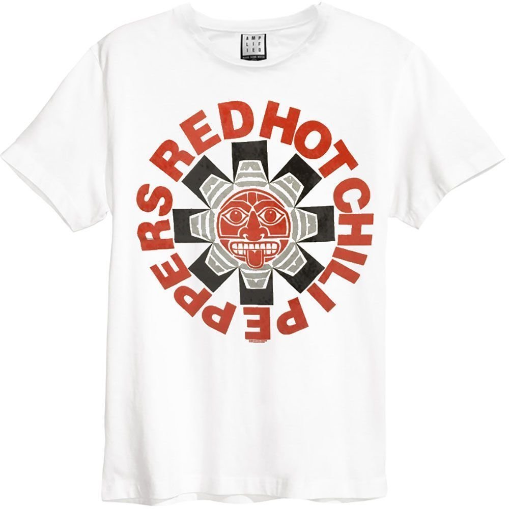 Skjorta Red Hot Chili Peppers Skjorta Aztec Unisex Vit L