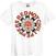 Camiseta de manga corta Red Hot Chili Peppers Camiseta de manga corta Aztec White L