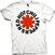 T-shirt Red Hot Chili Peppers T-shirt Red Asterisk Blanc L
