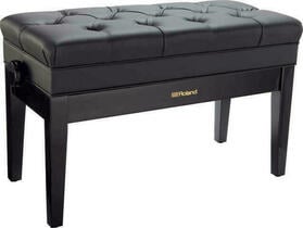Roland RPB-D500 Dvojitá klavírna stolička Polished Ebony (Ako nové)