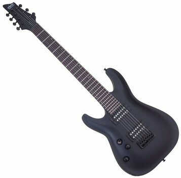 Електрическа китара-лява ръка Schecter Stealth C-7 LH Satin Black - 1