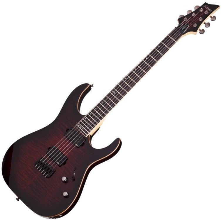 Elektrische gitaar Schecter Banshee-6 Active Crimson Red Burst
