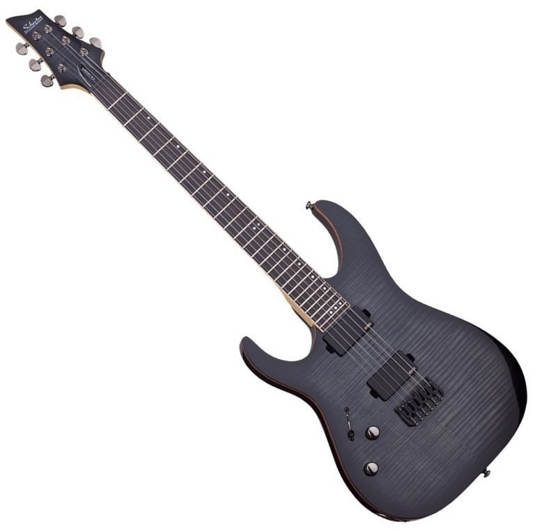 Linkshänder E-Gitarre Schecter Banshee-6 Active LH Trans Black Burst