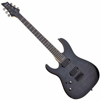 Linkshänder E-Gitarre Schecter Banshee-6 Active LH Trans Black Burst - 1