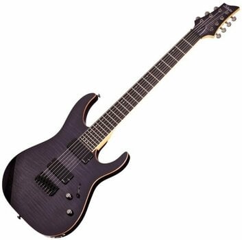 7-string Electric Guitar Schecter Banshee-7 Active Trans Black Burst - 1