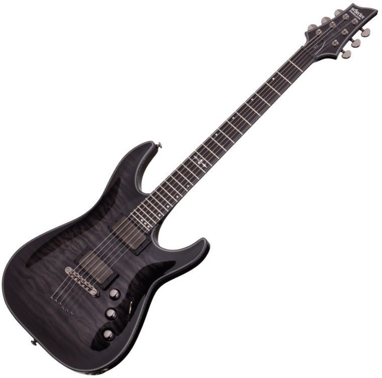 Elektrische gitaar Schecter Hellraiser Hybrid C-1 Trans Black Burst