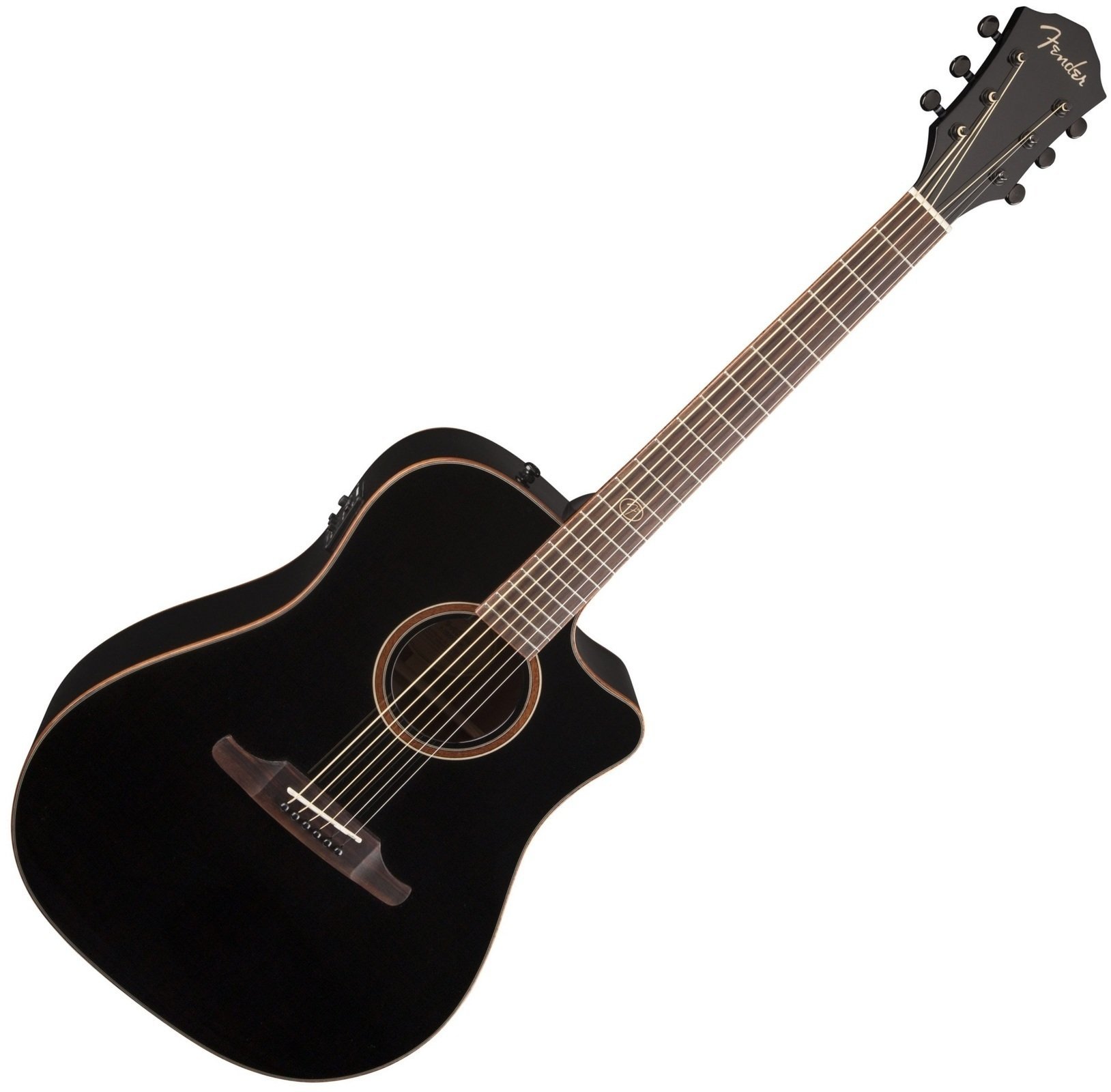 Guitare Jumbo acoustique-électrique Fender F-1020SCE Black