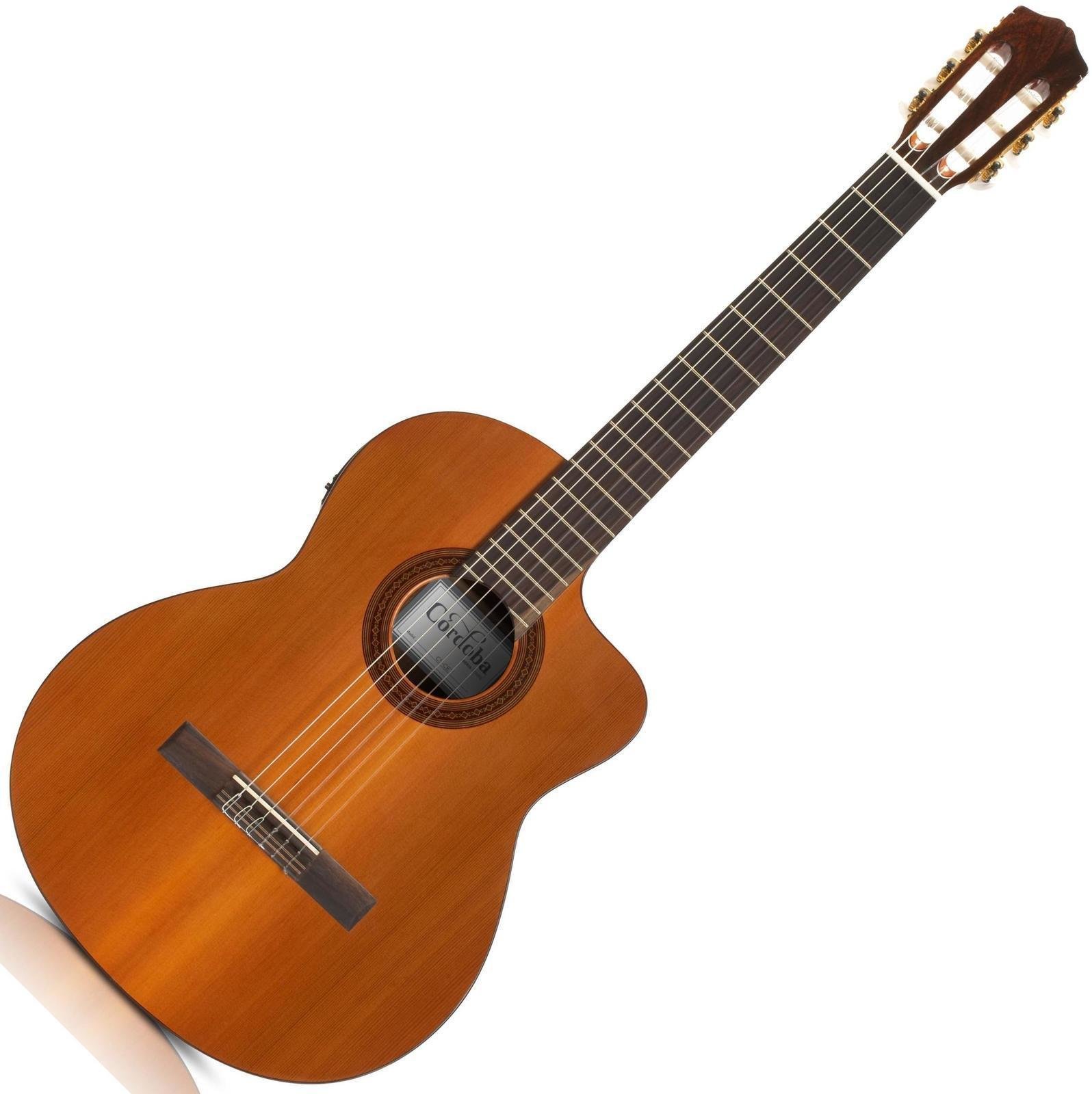 Klassieke gitaar met elektronica Cordoba C5-CET 4/4 Natural