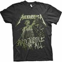 Metallica Justice Vintage Black L Camiseta de manga corta (Recién desempaquetado)