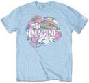 John Lennon Rainbows, Love & Peace Light Blue S T-särk