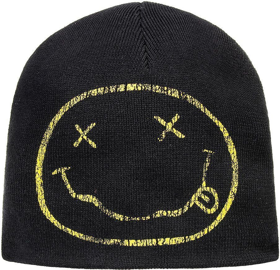 шапка Nirvana шапка Happy Face Черeн