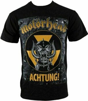 T-Shirt Motörhead T-Shirt Achtung Unisex Black M - 1
