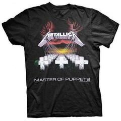 Maglietta Metallica Unisex Master of Puppets Black