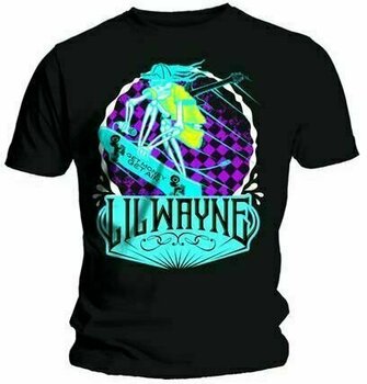 T-shirt Lil Wayne T-shirt Get Money JH Black XL - 1