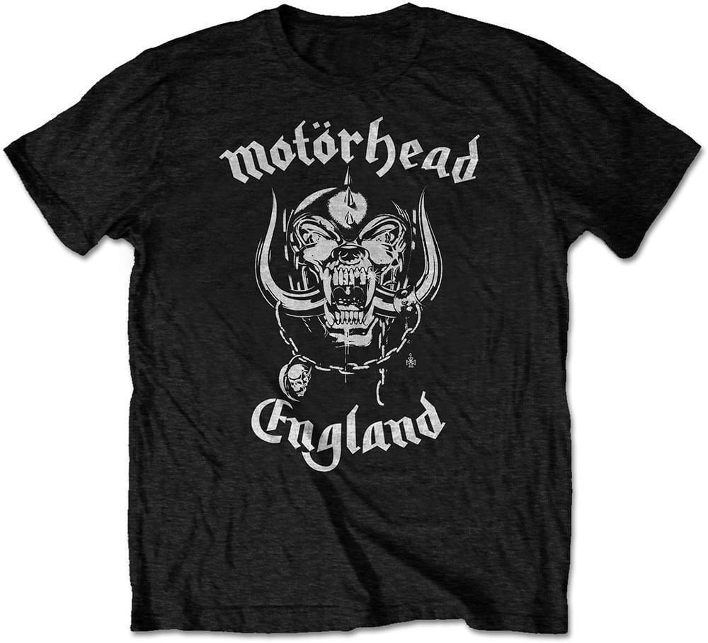 Skjorta Motörhead Skjorta Unisex Tee England Unisex Svart M