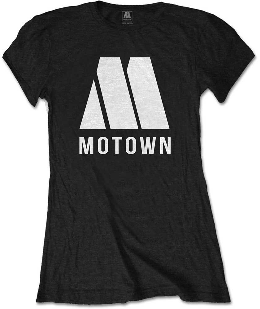 Maglietta Motown Maglietta M Logo Womens Black L