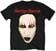 Tričko Marilyn Manson Tričko Unisex Red Lips Unisex Black S