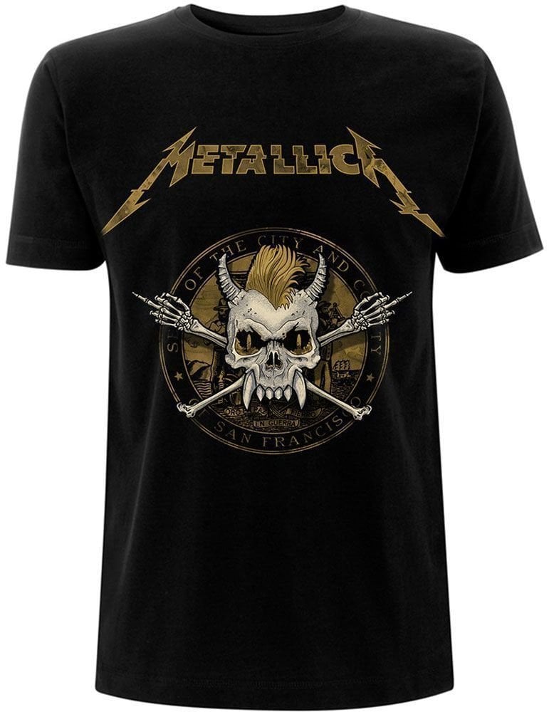 Majica Metallica Majica Scary Guy Seal Unisex Črna XL