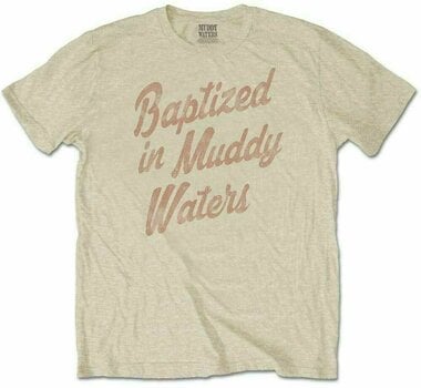T-shirt Muddy Waters T-shirt Baptized JH Sand M - 1