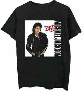 T-Shirt Michael Jackson T-Shirt Bad Unisex Black L - 1
