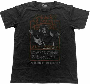 T-shirt Ozzy Osbourne Japan Flyer Black 2XL T-shirt - 1