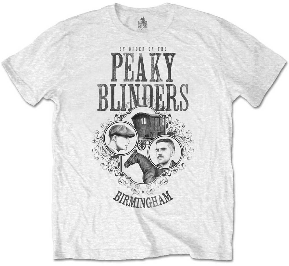 T-Shirt Peaky Blinders T-Shirt Horse & Cart Unisex White L