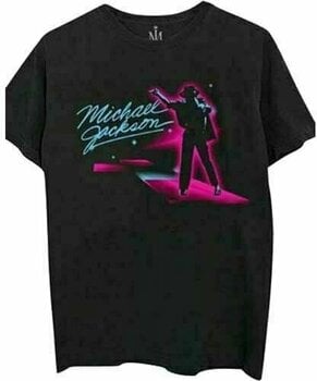 Shirt Michael Jackson Shirt Neon Unisex Black L - 1