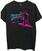 Camiseta de manga corta Michael Jackson Camiseta de manga corta Neon Unisex Black S
