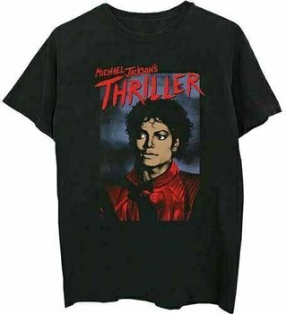 Skjorte Michael Jackson Skjorte Thriller Pose Black L - 1