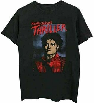 Skjorte Michael Jackson Skjorte Thriller Pose Black S - 1