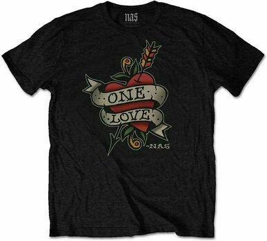 T-Shirt Nas T-Shirt Love Tattoo Black XL - 1