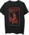 T-Shirt Michael Jackson T-Shirt Thriller White Red Suit Unisex Black M