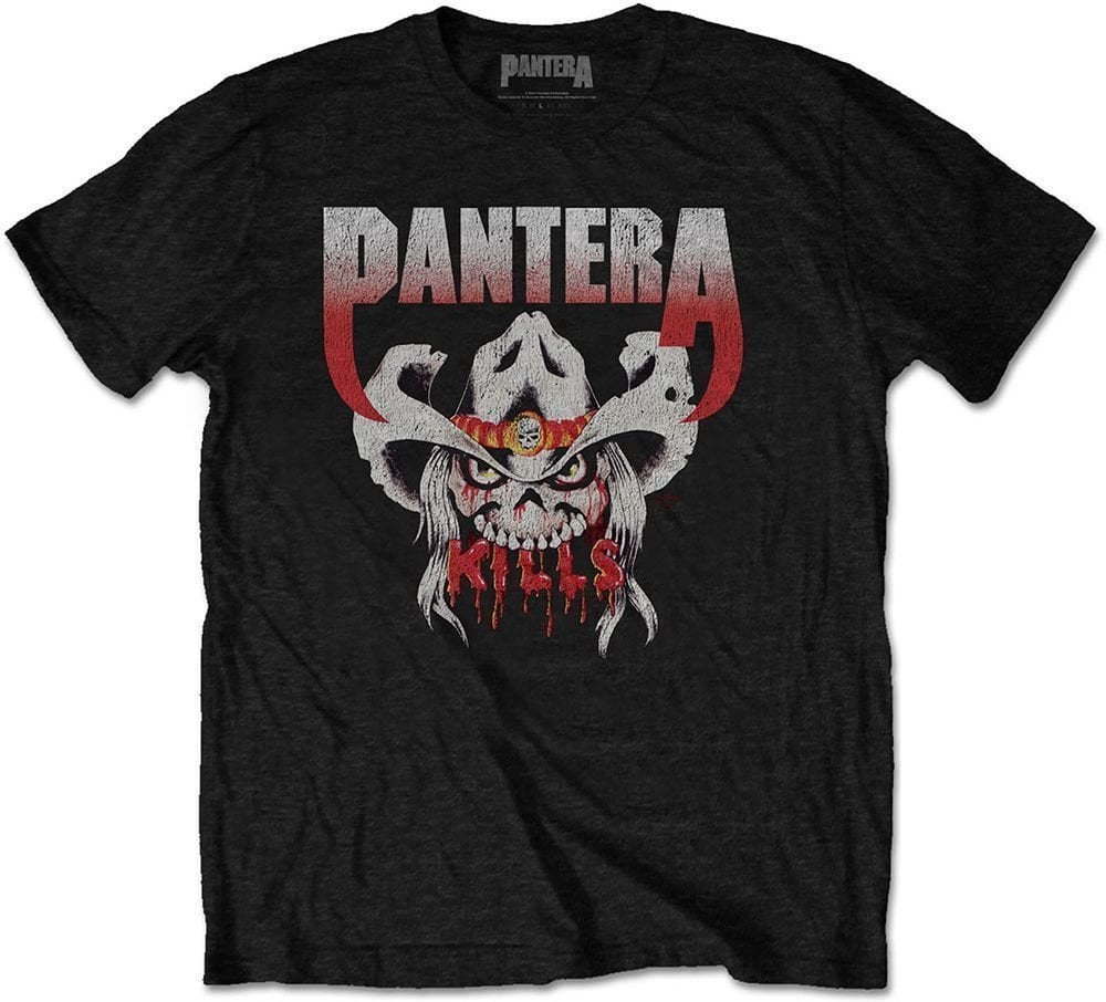 Shirt Pantera Shirt Kills Tour 1990 Black 2XL