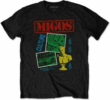 T-shirt Migos T-shirt Don't Buy The Car JH Black S - 1