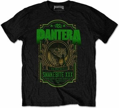 T-Shirt Pantera T-Shirt Snakebite XXX Label Unisex Black L - 1