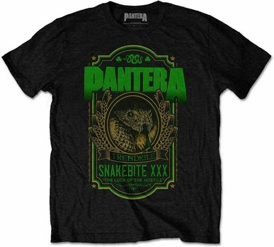 T-Shirt Pantera T-Shirt Snakebite XXX Label Black M - 1