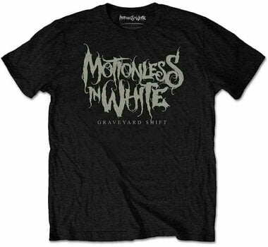 T-Shirt Motionless In White T-Shirt Unisex Graveyard Shift Black M - 1