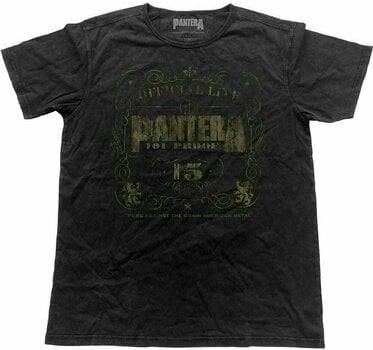 T-shirt Pantera 101% Proof Black L T-shirt - 1