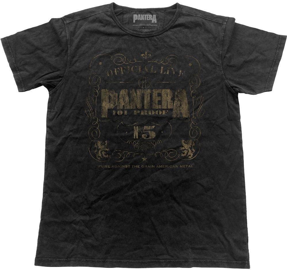 T-Shirt Pantera T-Shirt 101% Proof Black M