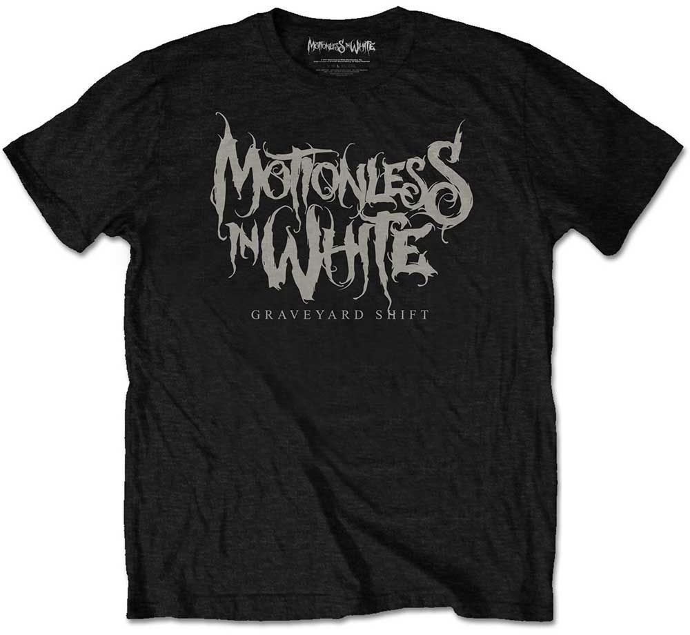 Maglietta Motionless In White Maglietta Graveyard Shift Unisex Black XL