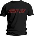 Mötley Crüe Distressed Logo Black M Skjorte